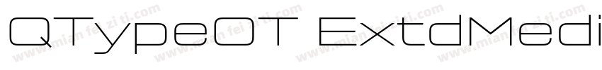 QTypeOT ExtdMedium Regular字体转换
